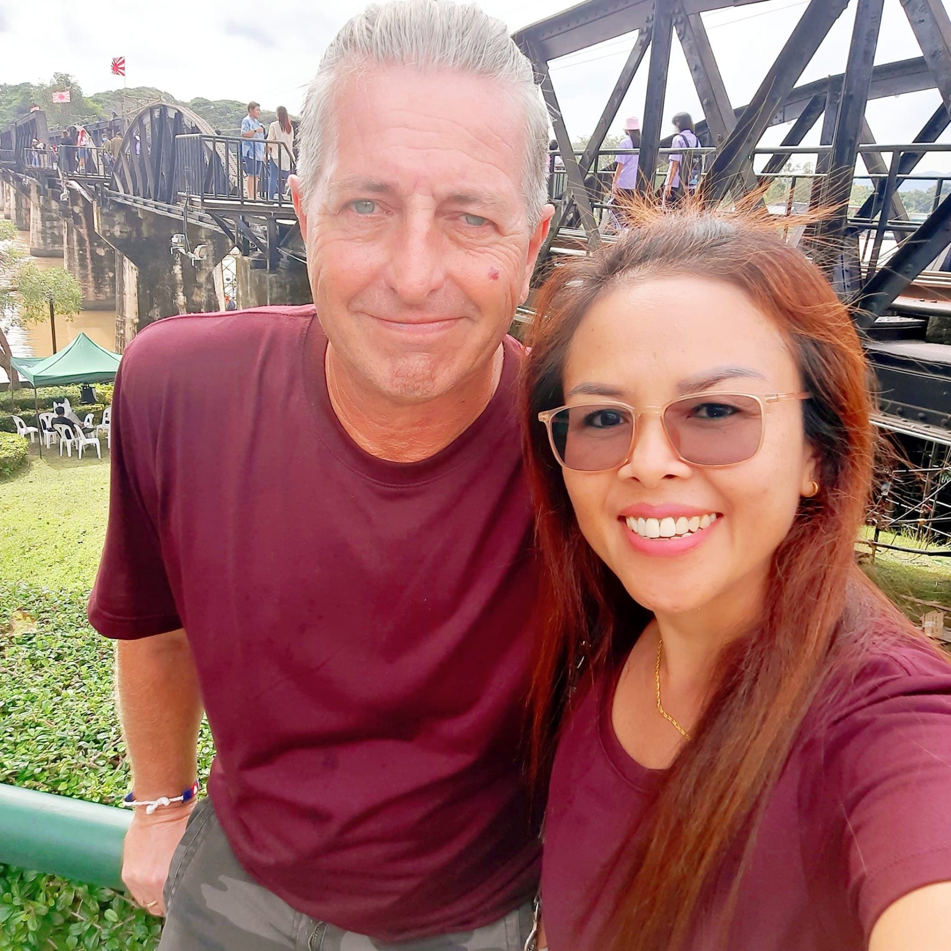 Steve Ridley and his wife